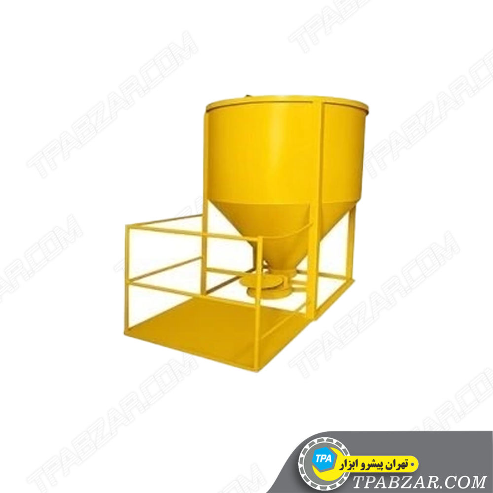 کنترل تخلیه بتن در باکت بتن ریزی